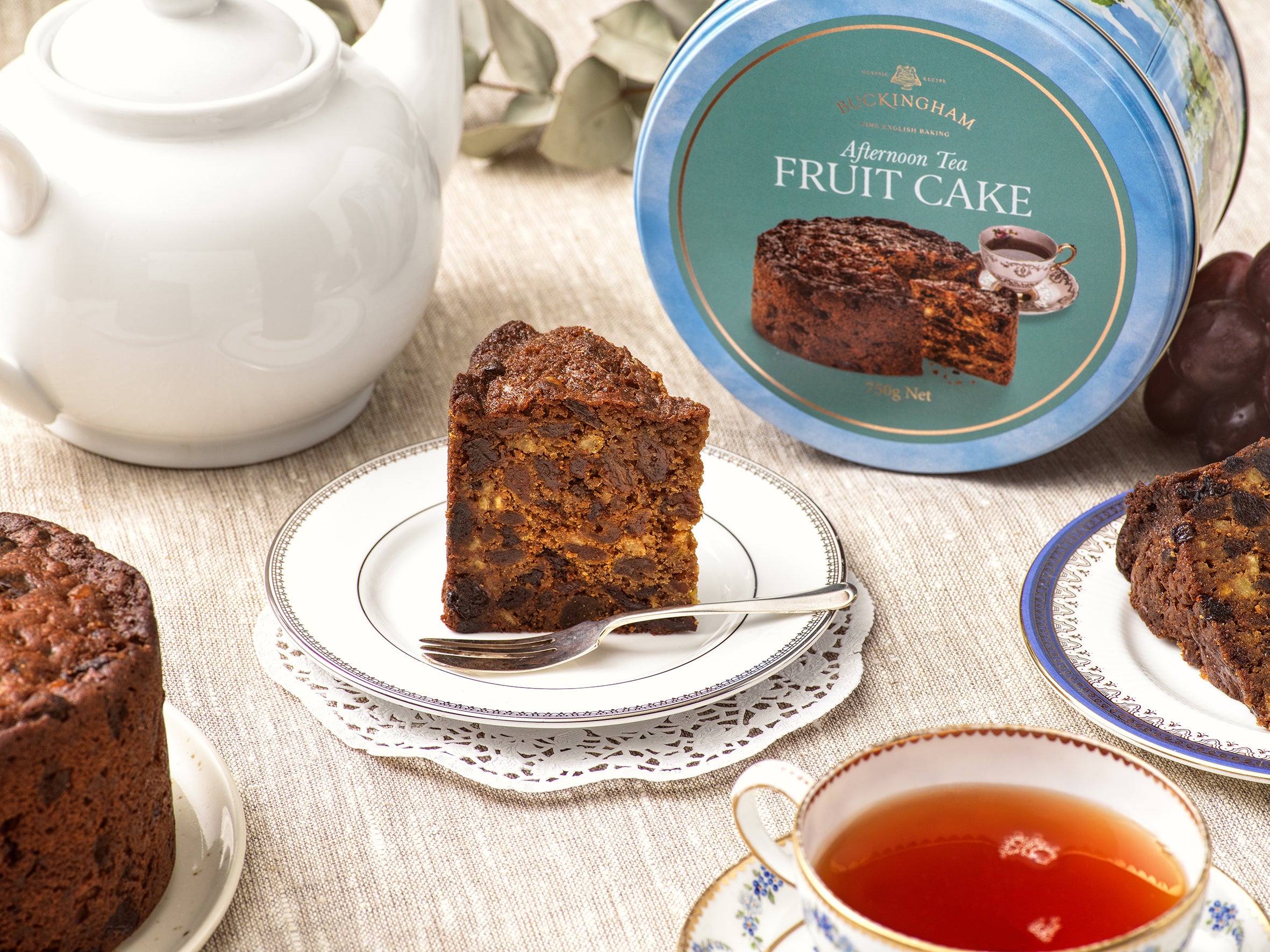 英国のフルーツケーキギフト缶 | オンラインで購入 – Buckingham-Cakes