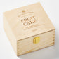 Classic English Fruit Cake in Wooden Gift Box 750g