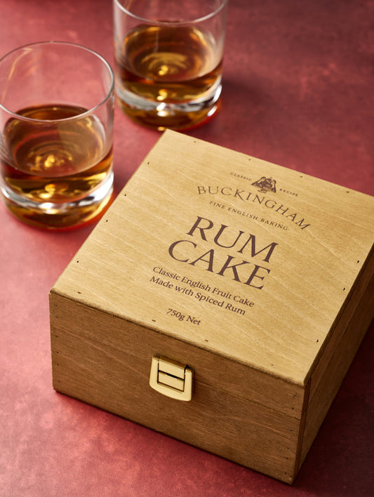 Rum Cake in Wooden Gift Box 750g