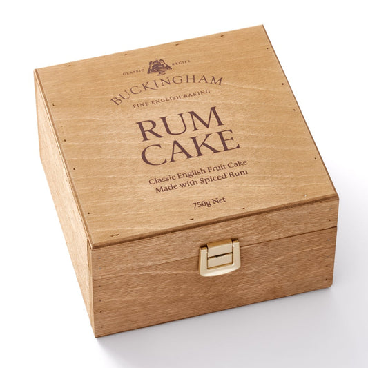 Rum Cake in Wooden Gift Box 750g