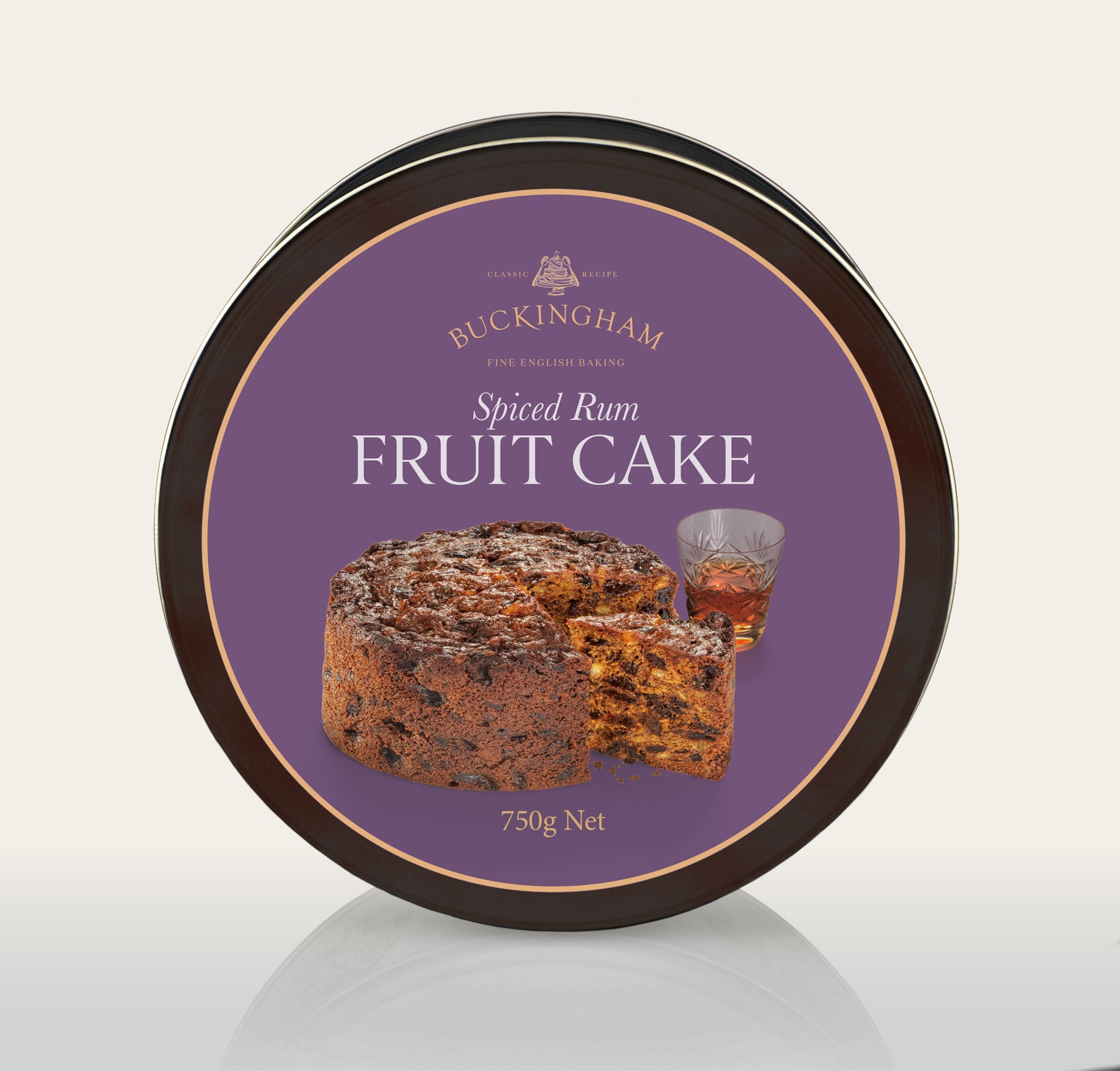 Rum cake. Fruit cake flavoured with spiced rum.